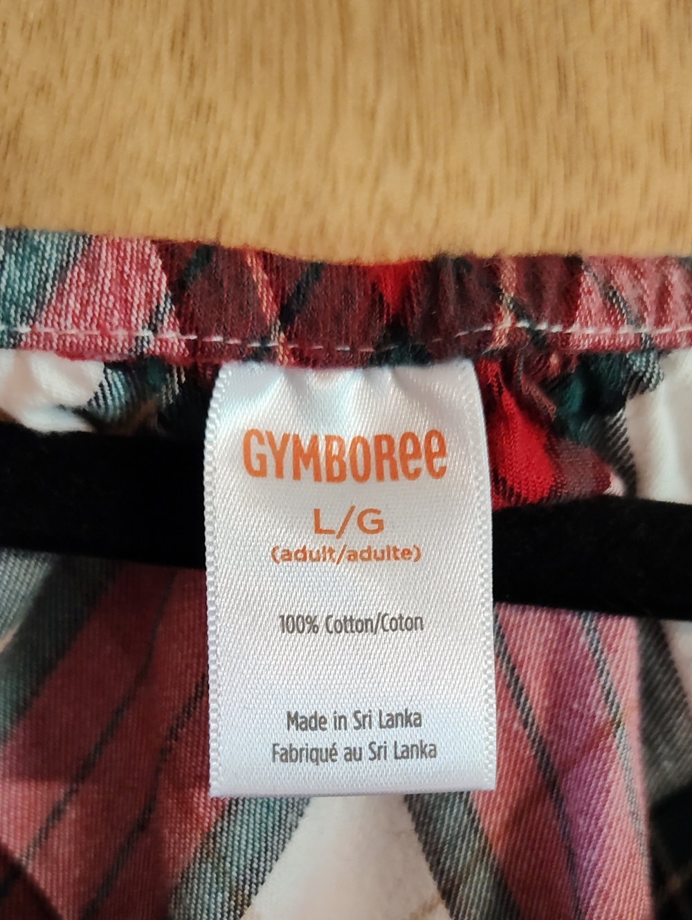 Gymboree Womens Dress Plaid Flannel Red Green Bias Cut Ruffle Christmas Cotton L - Picture 9 of 9